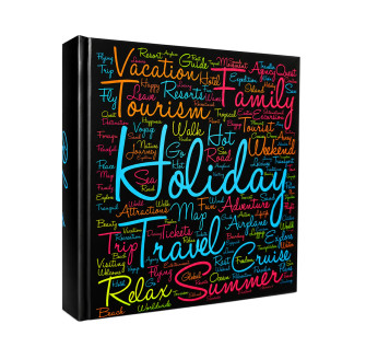 Фотоальбом 10x15см 300 фото EVG BKM46300(2-up) HOLIDAYS BLACK