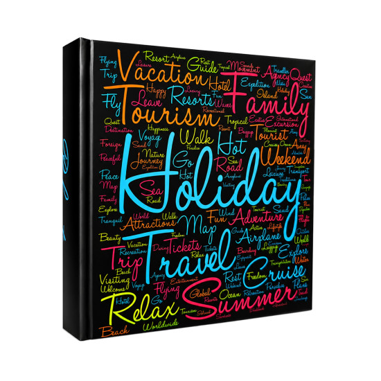 Фотоальбом 10x15см 300 фото EVG BKM46300(2-up) HOLIDAYS BLACK
