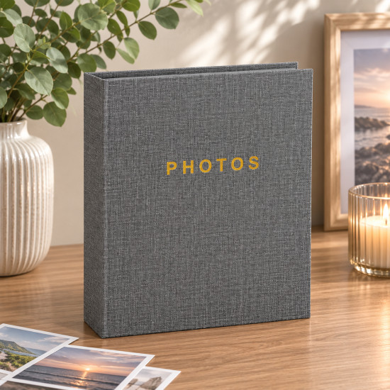 Фотоальбом 10x15см 200 фото UFO PP-46200 Classic Grey