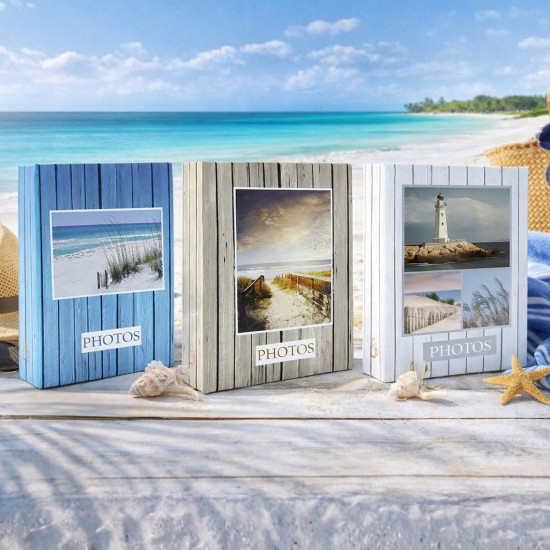 Фотоальбом 10x15см 304 фото GEDEON DPH46304/2 BEACH blue