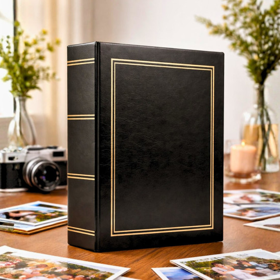 Фотоальбом 10x15см 304 фото GEDEON DPH46304/2 CLASSIC BLACK(B)