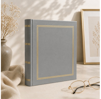 Фотоальбом 10x15см 200 фото GEDEON B46200S CLASSIC GREY(B)