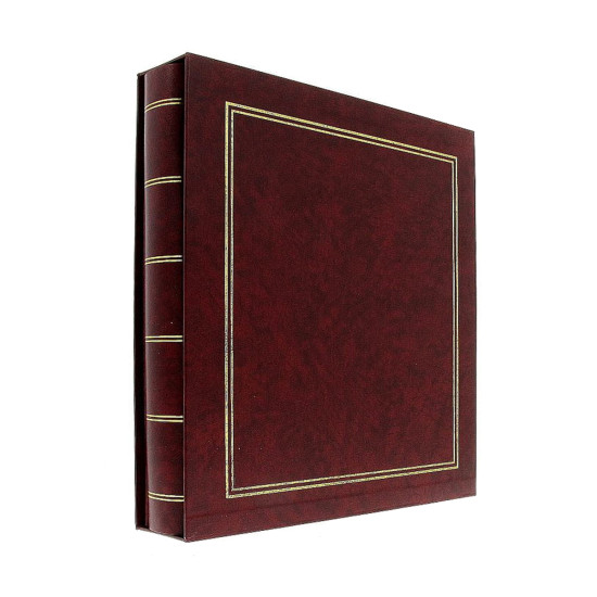 Фотоальбом 10x15см 500 фото GEDEON CR46500WB CLASSIC BURGUNDY box (в коробці)
