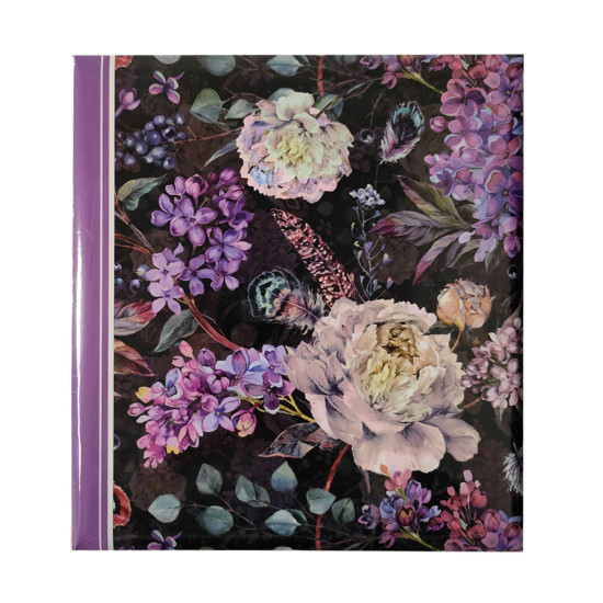 Фотоальбом самоклейка 100 стор. 23x29см GEDEON DRS50 FLOWER 11 violet