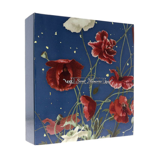 Фотоальбом самоклейка 100 стор. 23x29см GEDEON DRS50 FLOWER 7 Poppy