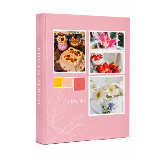 Фотоальбом 10х15см 100 фото GEDEON MM46100 LIFE rose 