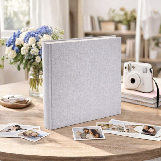 Фотоальбом 60 стор. 29x32см GEDEON DBCL30 LINEN ASH
