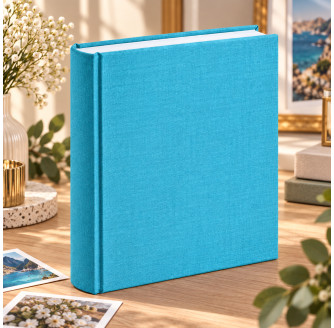 Фотоальбом 10x15см 500 фото GEDEON KD46500 LINEN AZURE