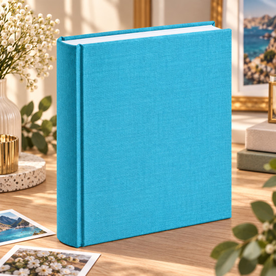 Фотоальбом 10x15см 500 фото GEDEON KD46500 LINEN AZURE