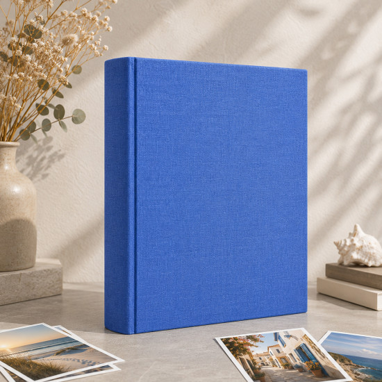 Фотоальбом 10x15см 200 фото GEDEON KDH46200 LINEN BLUE