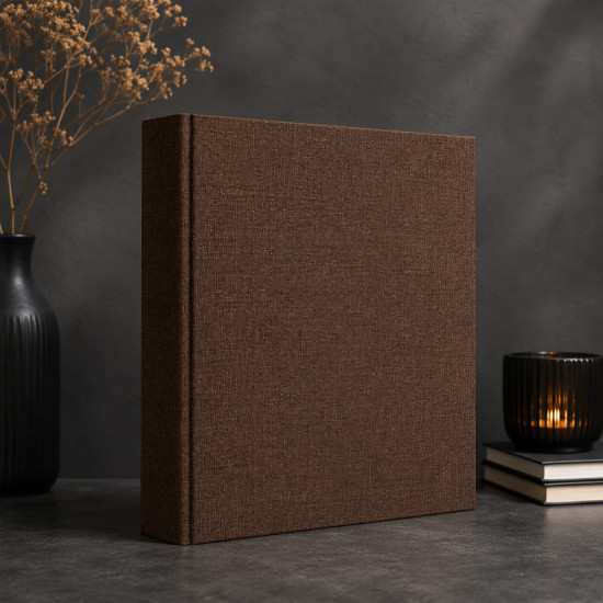 Фотоальбом 10x15см 200 фото GEDEON KDH46200 LINEN  ESPRESSO