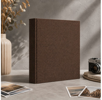 Фотоальбом 10x15см 200 фото GEDEON KDH46200 LINEN  ESPRESSO