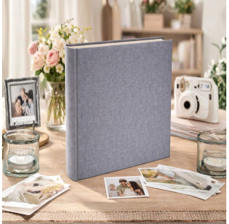Фотоальбом 100 стор. 29x32см GEDEON DBCL50 LINEN GREY