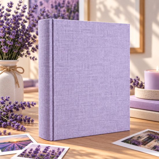 Фотоальбом 10x15см 300 фото GEDEON KD46300/2 LINEN LAVENDER