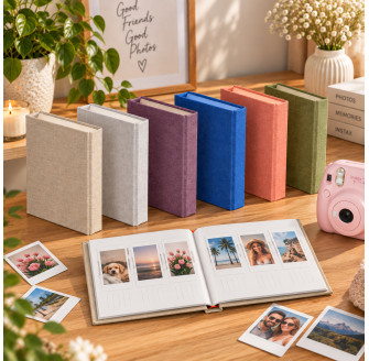 Фотоальбом 6х9см 240 фото (INSTAX mini) GEDEON KD23240 LINEN ASH
