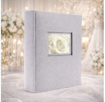 Фотоальбом 13x18см 100 фото GEDEON KD57100 LOVE SILVER