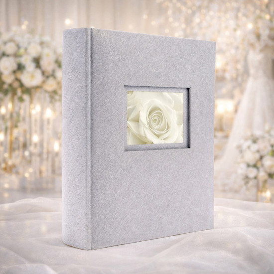Фотоальбом 13x18см 100 фото GEDEON KD57100 LOVE SILVER