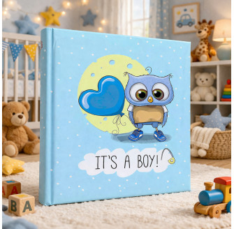 Фотоальбом 10x15см 500 фото GEDEON B46500S OWL BLUE
