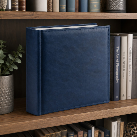Фотоальбом самоклейка 100стор. 23x28см GEDEON DRS50 ROYAL BLUE