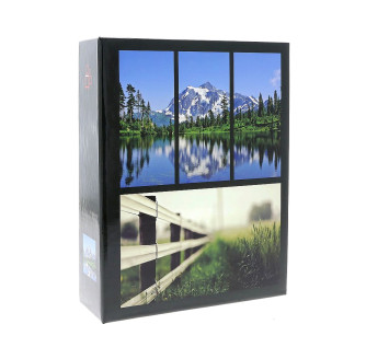 Фотоальбом 10х15см 100 фото GEDEON DPH46100 SEASON BLACK