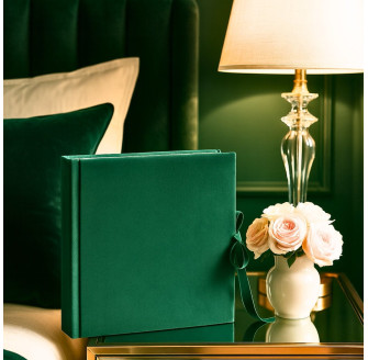 Фотоальбом 40стор. 25x25см GEDEON DBCSS20 VELVET EMERALD