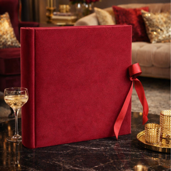Фотоальбом 100 чорних стор. 29x32см GEDEON DBCL50 VELVET RUBY(B)