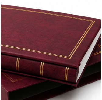 Фотоальбом 10x15см 500 фото GEDEON CR46500WB CLASSIC BURGUNDY box (в коробці)