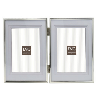 Рамка для 2 фото 10x15см EVG ONIX S15 Double Silver