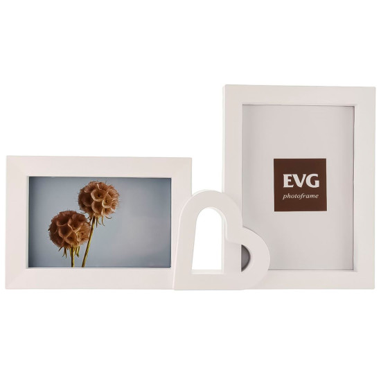 Мультирамка на 2 фото EVG INNO ZB-2-2137 Heart
