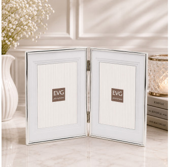 Рамка для 2 фото 10x15см EVG ONIX S15 Double Silver
