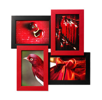Мультирамка дерев'яна для 4 фото 10x15см RNK Collage 4-RB