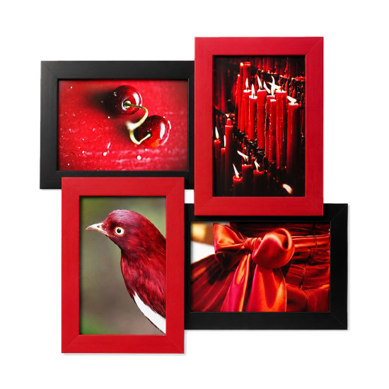 Мультирамка дерев'яна для 4 фото 10x15см RNK Collage 4-RB