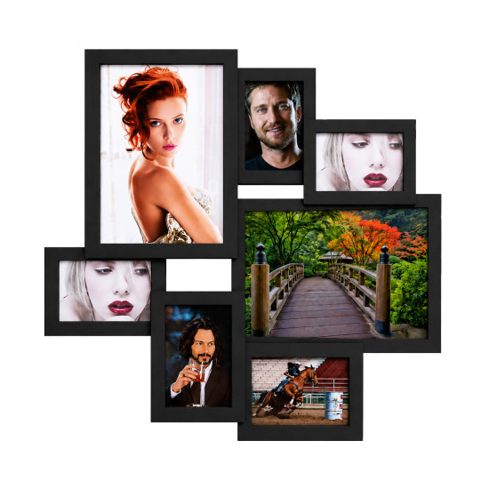 Мультирамка дерев'яна для 7 фото 10x15см RNK Collage 7-WV