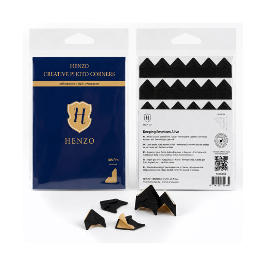 Фотокуточки Henzo Colourful Black 108шт.
