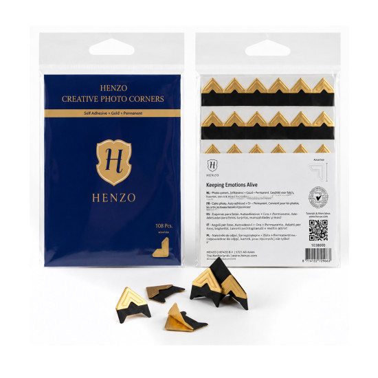 Фотокуточки Henzo Colourful Gold 108шт.