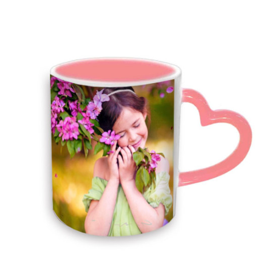 Кружка LOVE, розовая