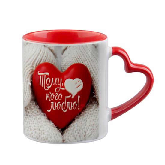 Кружка LOVE, красная