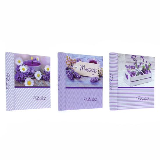 Фотоальбом GEDEON DRS30 LAVENDER 225x280 Самокл./60 candle