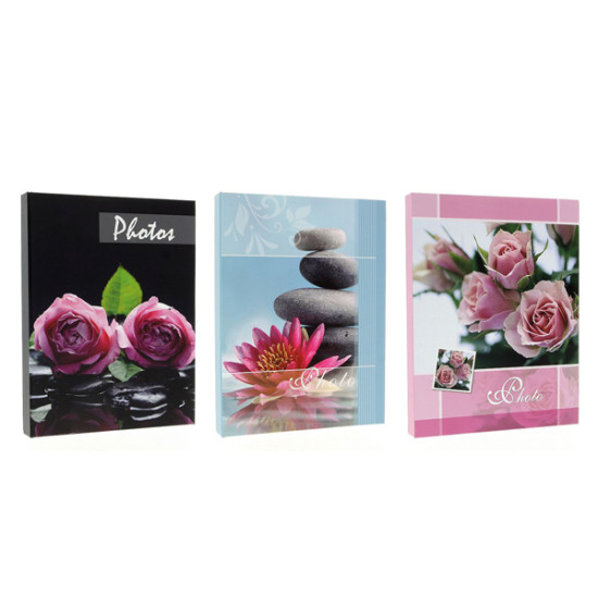 Фотоальбом GEDEON MM6836 FLOWER 15x21/36 black