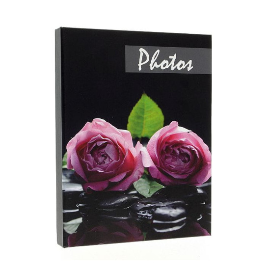 Фотоальбом GEDEON MM6836 FLOWER 15x21/36 black