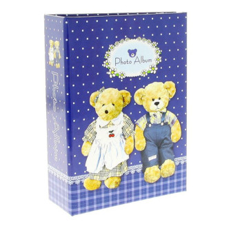 Фотоальбом 10x15см 100 фото GEDEON MM46100 BEARS blue