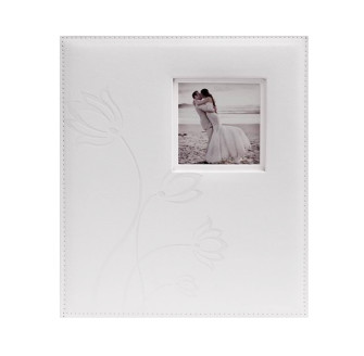 Фотоальбом GEDEON KD6850 FLOWER 15x21/50 white