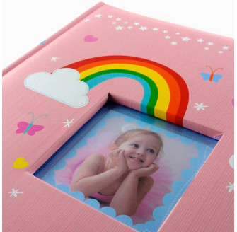 Фотоальбом POLDOM BB-40PG/WH HIPO 240x290 pink