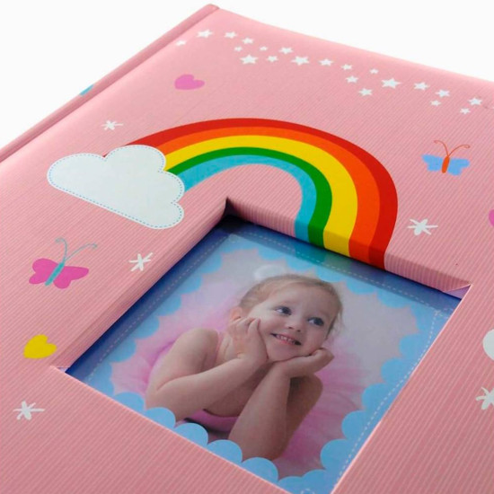 Фотоальбом POLDOM BB-40PG/WH HIPO 240x290 pink