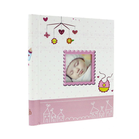 Фотоальбом GEDEON DRS20 BIRTH 228x280  Самокл./40 pink