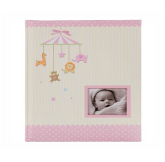Фотоальбом POLDOM BB-40PG PIKO 240x290 Трад./40 pink