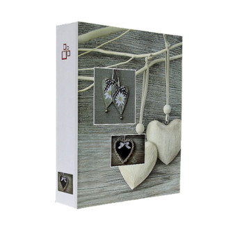 Фотоальбом GEDEON DPH46304/2 VINTAGE 10x15/304 white hearts
