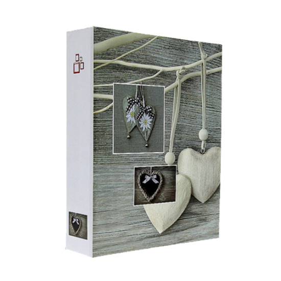 Фотоальбом GEDEON DPH46304/2 VINTAGE 10x15/304 white hearts