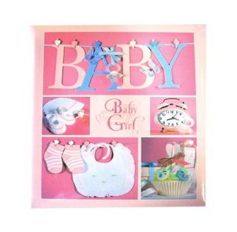 Фотоальбом-анкета дитяча EVG 20sheet Baby collage Pink w/box