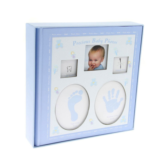 Фотоальбом 10x15см 200 фото GEDEON KD46200WB BABY-2 box blue